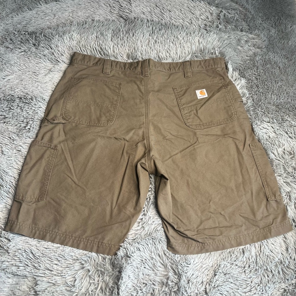 Carhartt Shorts Mens 42 Cargo Original Fit Work wear Utility Tan Pockets